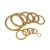 驭舵铜无缝铜环圆环实心铜圈包配件黄铜无缝圆圈 内径45mm