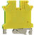 承琉定制导轨式接地端子板USLKG-5N接线端子排UK-5JD端子台4平方黄绿双色