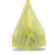 沸耐笙 FNS-14842 黄色加厚耐用PE新料垃圾袋/100只 手提式70L/80cm*90cm 1件
