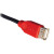 LINDY| USB 2.0 公对母专业有源延长线；红色5米