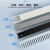 工业理线槽pvc线塑料阻燃配电箱走线灰黑蓝白色配行线粗齿40*40 蓝色 高30*宽40（2米）