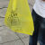 加厚黄色医疗垃圾袋医院诊所平口手提背心式大号危险废弃物塑料袋 60*70加厚医疗垃圾袋50只 加厚