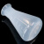 海斯迪克 HKCL-548 塑料三角烧瓶 PP喇叭口 带刻度锥形瓶 平底烧杯瓶 500ml