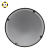 捷邦1/2球面反光镜二分之一凸面广角镜超市防盗镜开阔视野安全镜 二分之一吸顶装100cm