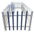 聚远（JUYUAN）pvc围墙护栏绿化栅栏 安全围栏花园防护栏 立柱高0.8米 1件价（2件起售)