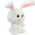 起臣兔子玩偶Fad Zomo环球小白爱宠高颜值兔子公仔毛绒玩偶 小白兔子 小白兔子玩偶有萝卜 通用尺寸
