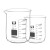沸耐笙 SY-0163 大小玻璃烧杯带柄高温化学实验器材平皿 1000mL 1个/包