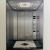电梯LED吊顶灯板灯博得平面灯铝框各种图案尺寸均可 定制款400x400银色框 DC12V 正白