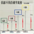 麦思家 仓库标识牌A4牌台式展示架堆头支架海报落地架价格牌 B款A4框银支架+加厚底板颜色备