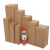 小包长条纸箱快递打包发货纸盒子长纸箱子电商物流包装箱子批发 长条1号6.5x6.5x25cm 125个 长条1号6.5x6.5x25cm 125个