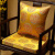 浩秦 新中式椅垫红木沙发座垫古典实木家具圈椅茶椅垫子太师椅防滑垫 大福团-红色 50X50cm单面(抱枕含芯)
