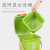 鲁识LS-rt225 垃圾桶提手带盖垃圾分类干湿分离垃圾桶 10升圆桶带滤网(绿色)厨余垃圾