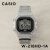卡西欧（CASIO）手表CASIO W-218HD-1A钢带银色休闲运动中性方块电子表 W-218HC-4A2 外径43MM 鎹贴膜