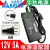 定制适用适用12V5A电源适配器液晶显示器LED灯路由监控12V3A12V4A 浅灰色 12V5A双线一体台