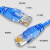 创优捷 六类成品网线 CAT6-L5U 5米 蓝色 非屏蔽千兆网络连接线