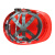 代尔塔 (DELTAPLUS）102106 安全帽 ABS工地防砸防撞男女安全帽 红色