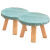 捷顺行小凳子家用圆凳蘑菇凳创意可爱客厅小板凳子矮凳布艺换收纳凳 随机【科技布免洗】+三腿包塑防 两只装