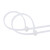 伊莱科（ELECALL）自锁式尼龙扎带绑线带束线工具A级100根装 白色 ELE-5*300