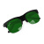 定制电焊玻璃眼镜焊工专用护目镜防强光防氩弧光防护眼镜变光面罩 J01透明+镜盒