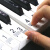 大胖乐器钢琴贴纸88键透明61/54电子琴按键盘音标贴音符五线简谱免粘初学 61键电子琴（白36+黑25）