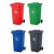艾博仑（abalone）分类垃圾桶 户外塑料垃圾桶大号带盖分类物业环卫小区垃圾箱桶 红色240L