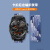 适用Ticwatch手表GTX表带GTA编织尼龙GTK/GTH透气腕带CXB01/02/05/07 尼龙款-彩虹色 Ticwatch E/E3-20mm