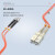 大众运筹 DZ-722L 多模单芯光纤跳线ST-SC尾纤3米