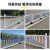 市政护栏城市道路栏杆公路马路围栏安全防撞护栏移动临时隔离栏60 加厚蓝白长3米高1米每米价格