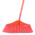 欧彤（OUTONG）TO-0132 木柄塑料扫把环卫商用笤帚木杆扫帚软毛清洁扫把 大号红色丝款