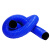 CHBBU塑料波纹管 PVC蓝色通风管橡胶软管pvc木工吸尘管 软管复合伸缩管 内直径160mm/每米