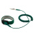 PUXJD 绿色白纱有线防静电手腕带防静电手环腕带Φ2.4X5米 PX-WD0245 10个/包