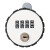 京速 钥匙密码双开橱柜锁 圆形机械转舌锁 抽屉锁 长26mm(木门单开门) 单位:个