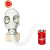 一护防毒全面具面罩 E40接口 防汞蒸气(面具+0.5米导管+6#罐)
