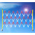 玻璃钢绝缘伸缩围栏管式电力施工安全硬质可移动防护隔离折叠栏杆 12*6米