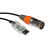 DMX512转USB RS485 卡侬头 灯光控制线 母头 A 1.8m