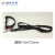 雅欧风尚 工作犬战术专用牵带训练牵引绳1.5m*2.5cm钢钩牵引带反光 黑色