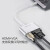 绿联 CM162 Type-C扩展坞适用苹果接 USB-C转HDMI/VGA高清线转换器 银色50738