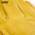 安赛瑞 养蜂手套 防蜜蜂蛰捉蜂防护工具 黄拼白1双装 XL 3E00054
