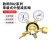定制上海AMFLO敦阳黄铜减压阀R82系列氧气氮气氦气空气氢气R82IN- R82IN-15(25/0.25)氮氦氩