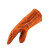 威特仕 10-0100锈橙色焊工手套 防火阻燃电焊斜拇指款定做手套  XL#
