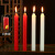 驼铃纵横 YJ102 红白应急照明蜡烛 长杆蜡烛 直径1.7x20cm白色（10只）