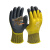 创信（CHUANG XIN）L878 超细发泡乳胶全浸手套耐磨工作加厚防水防滑透气手套 黄色 12副/包