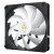 金河田艾尔登KP-L12 白色/黑色棱镜二代 12CM ARGB机箱散热风扇支持神光同步 PWM温控 大风压低噪音 YH-L12X3 三联包 积木风扇 黑色