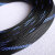铸固 PET编制网管 三织加密型蛇皮网高品质尼龙网音响线缆护套 压扁18mm