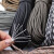 7芯伞绳应急缠绕编织绳索登山求生装备4mm编织手链安全绳 灰色+米色 15米
