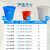 带盖红色水桶塑料水桶生活用桶尼龙耐用超结实提水桶新料牛桶 15L不带盖口径32高29CM