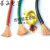 适用于定制20A/30A/50A/100A大电流电力导线 丁晴超柔软3KV高压导线 8平方 40A 1米