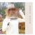 举焊蜜蜂帽加厚防蜂帽面纱遮脸专用高清面纱防护帽子全套养蜂帽