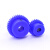 百瑞川 蓝色尼龙齿轮 1模15齿-60齿 电机凸台齿轮 圆柱直齿轮 塑料正齿轮 剪板 尼龙凸台1模32齿孔10 