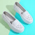  安巧象 护士鞋镂空透气气垫软底透气厚底防滑坡跟医护工作白鞋 白色镂空 37 